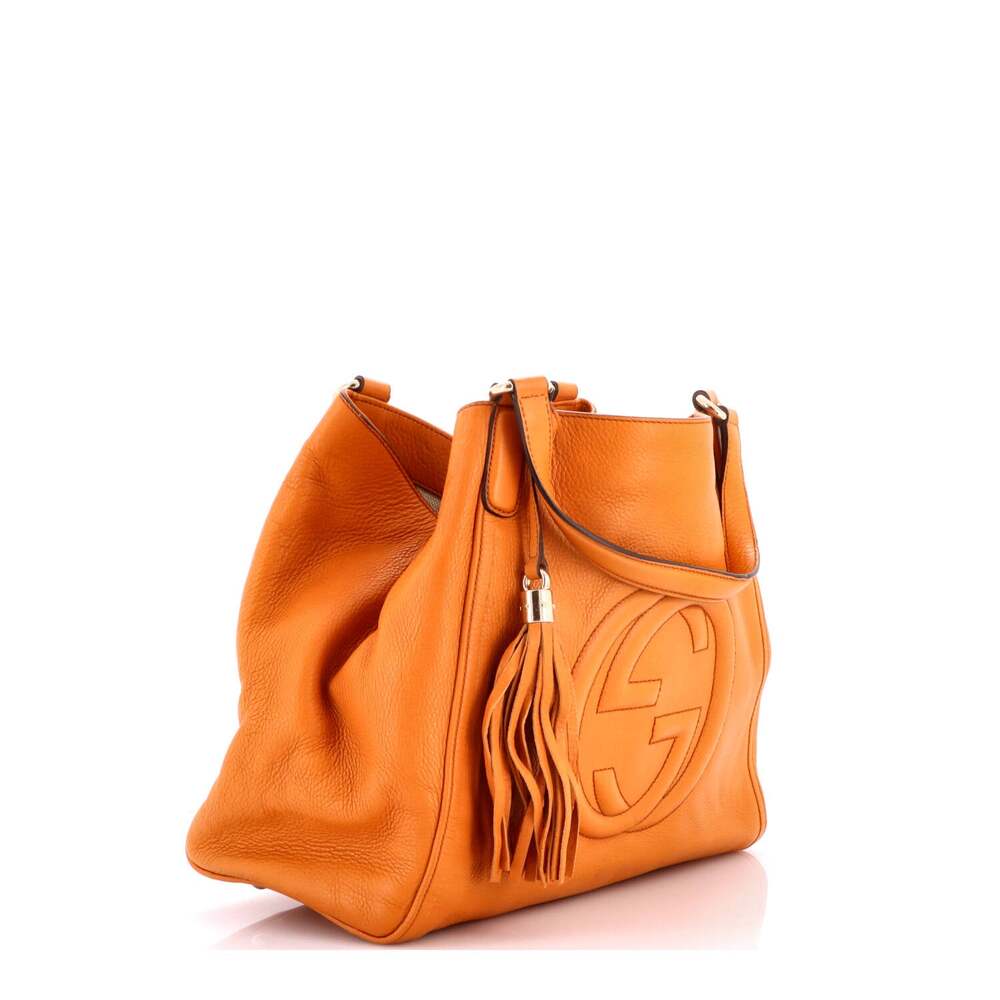 Gucci Soho Shoulder Bag Leather Medium #324427G14B - Picture 2 of 8